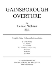 Gainsborough Overture Orchestra sheet music cover